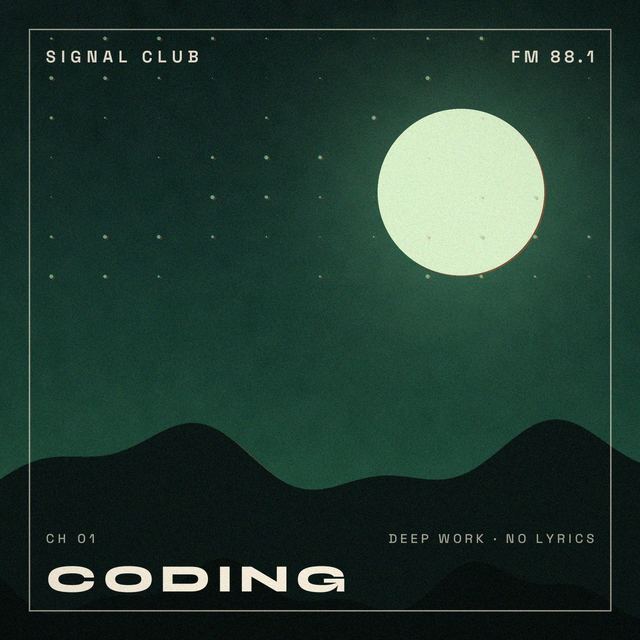 Coding channel — deep work, no lyrics