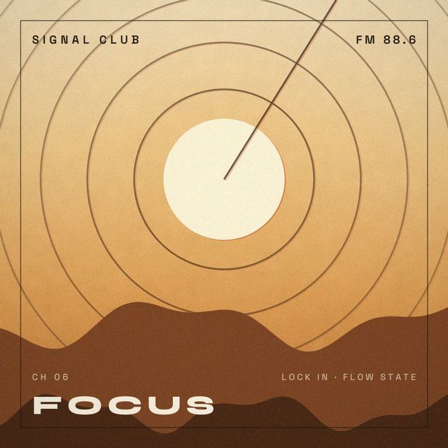 Focus channel — lock in, flow state