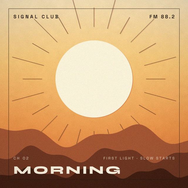 Morning channel — first light and slow starts
