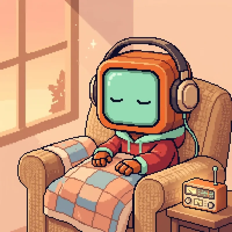 87.5 FM Sleep station artwork